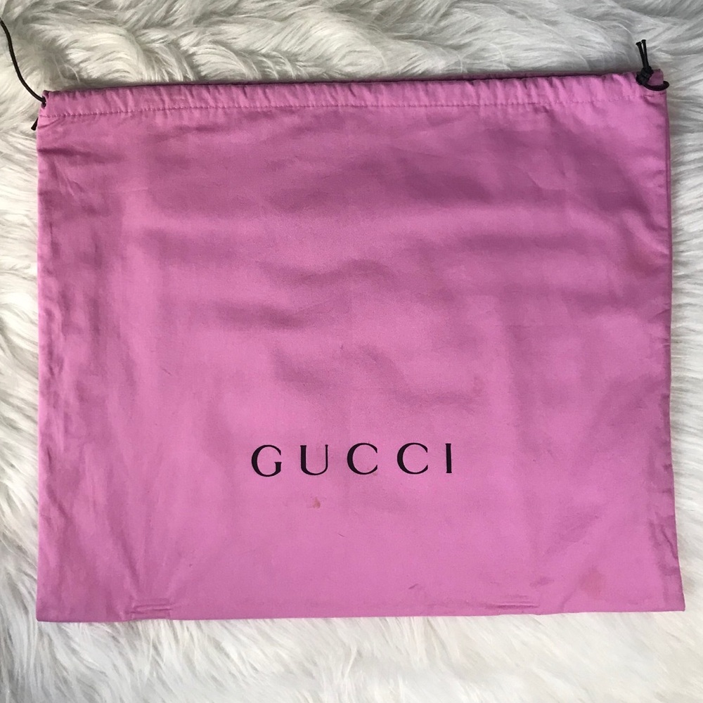 Pink Gucci Dustbag